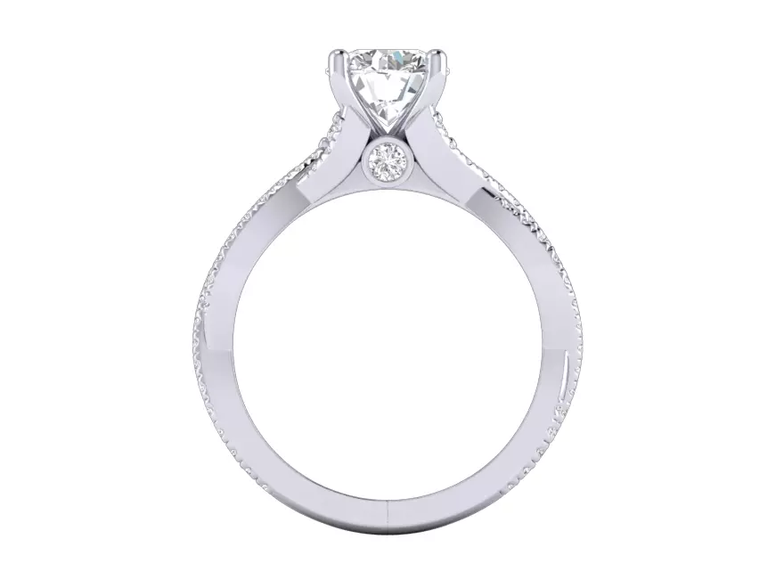 Twist Ring 3D print model_0