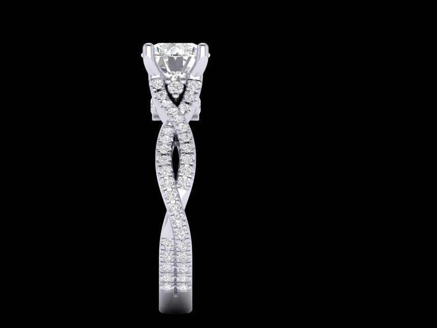 Twist Ring 3D print model_1