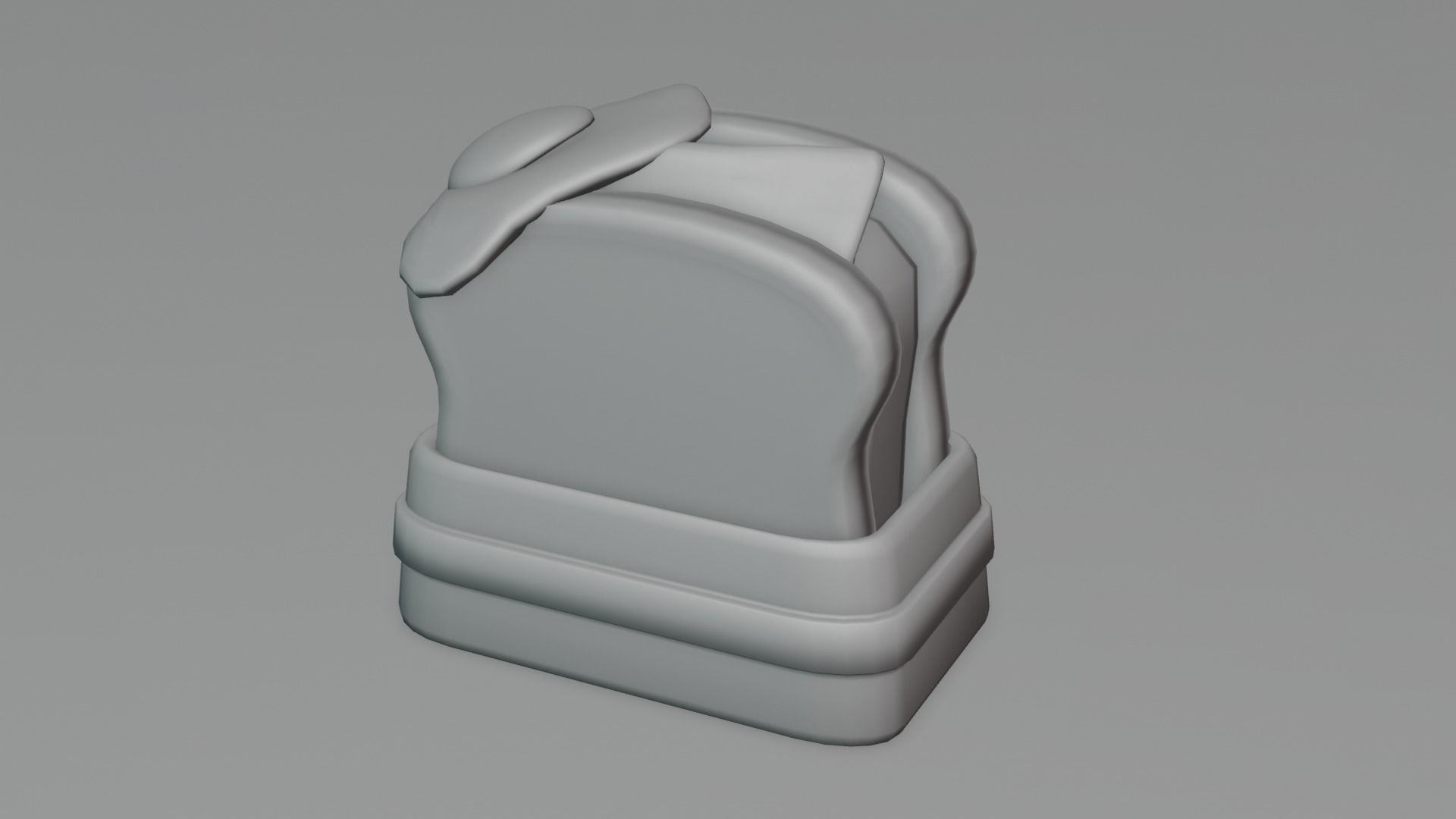 Sandwich Low-poly 3D model_7