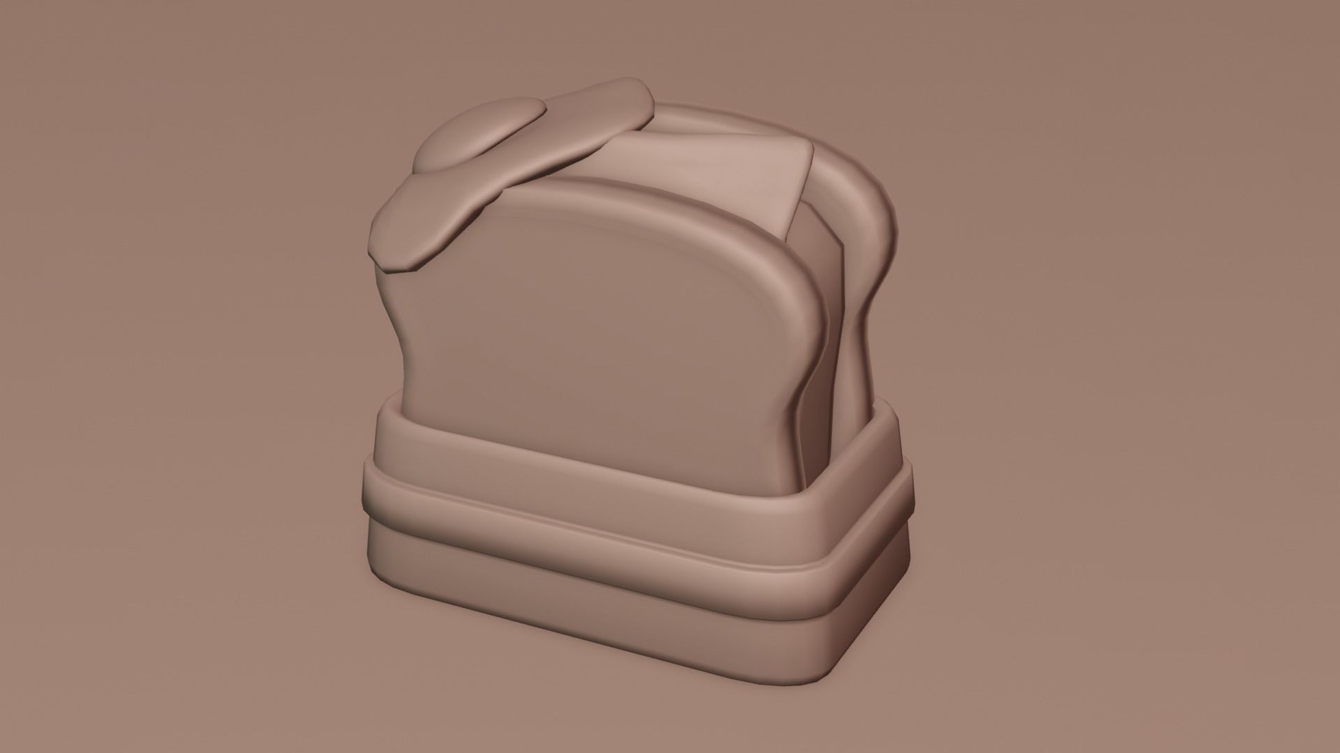 Sandwich Low-poly 3D model_6