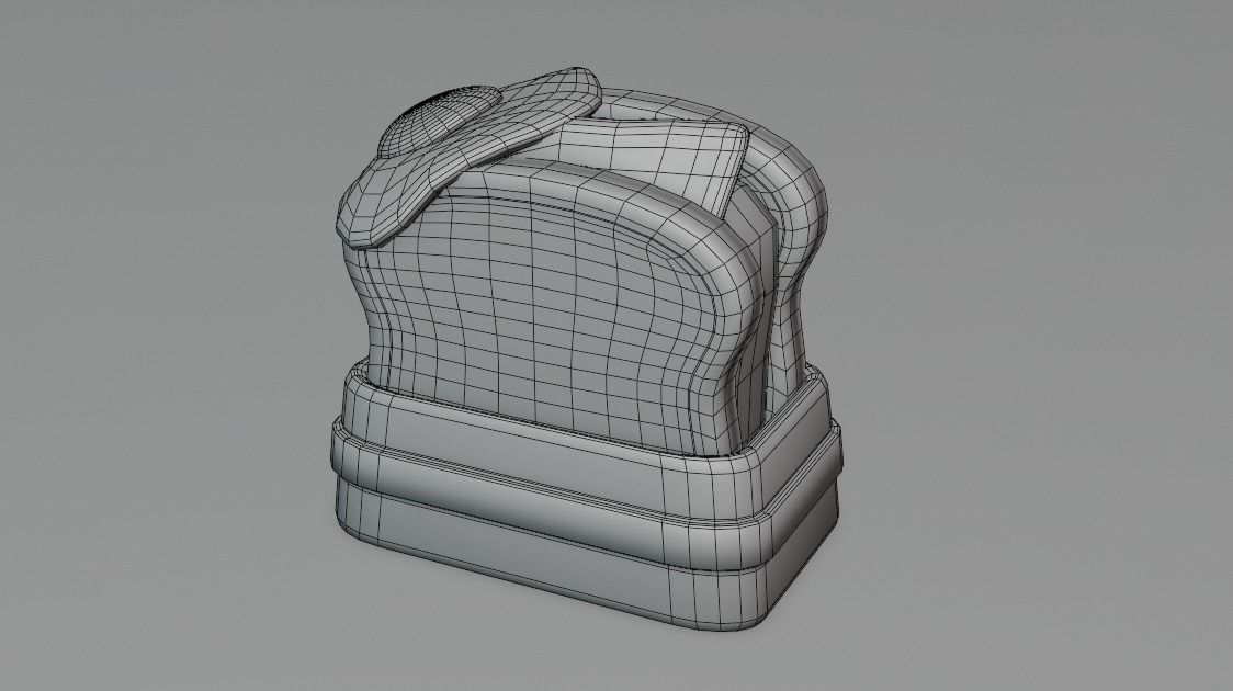 Sandwich Low-poly 3D model_8