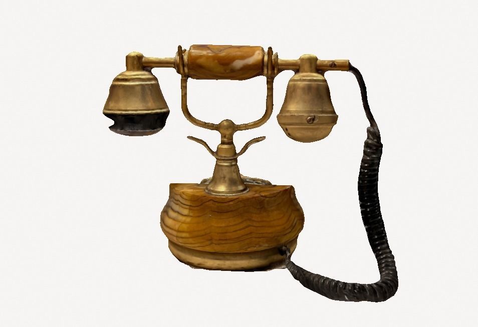 Rotary Dial Phone 3D model_3