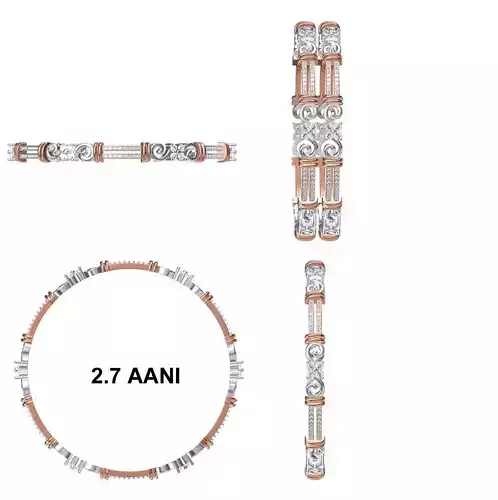 Bangle Bracelet STL JCD Details
