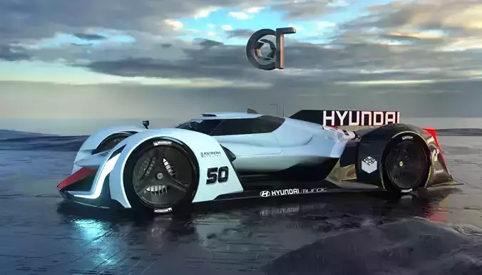  Hyundai N 2025 Vision Gran Turismo model 3d 3D model