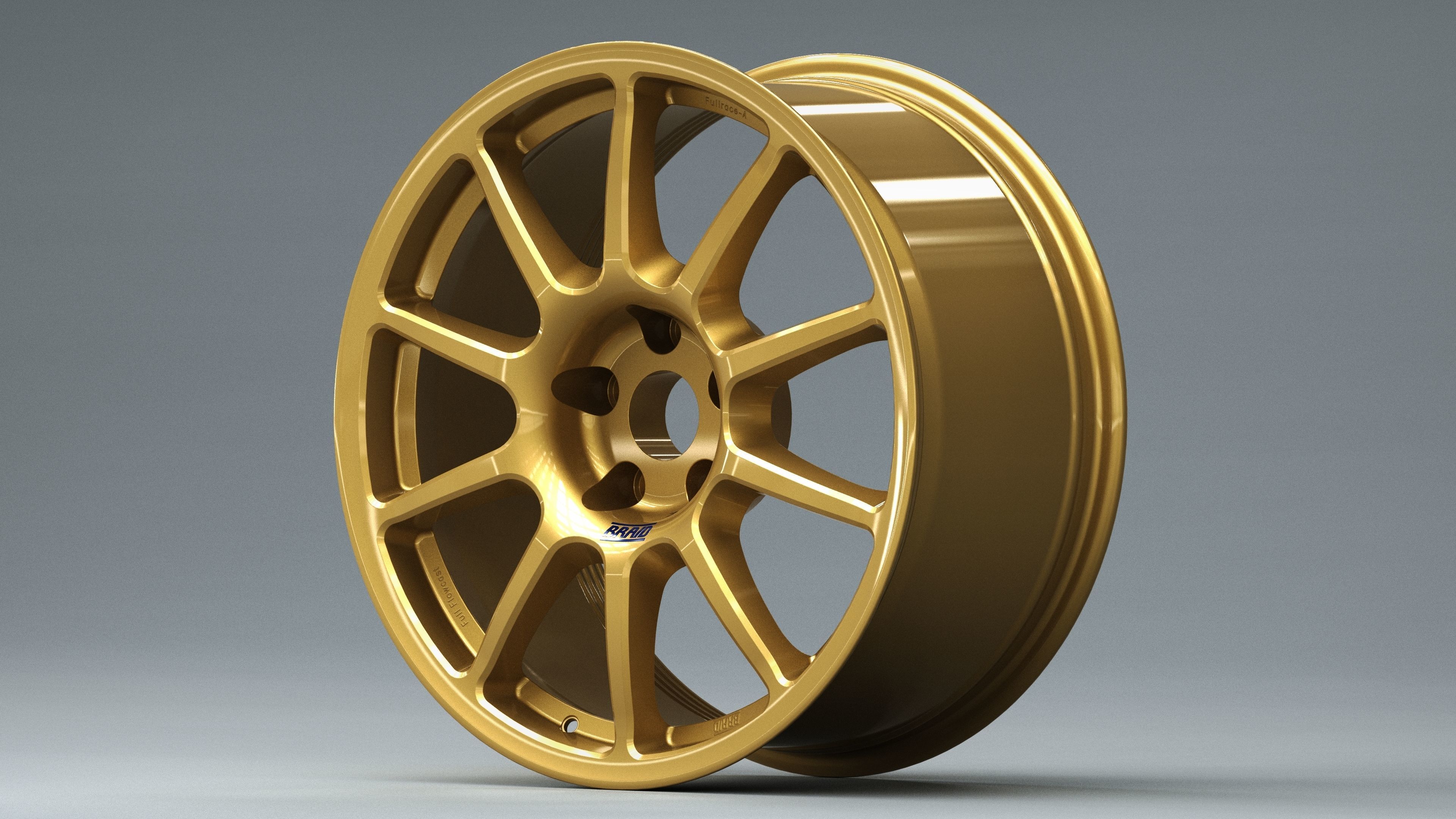 BRAID Wheels Fullrace - A 3D model_3