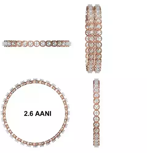 Bangle Bracelet STL JCD Details