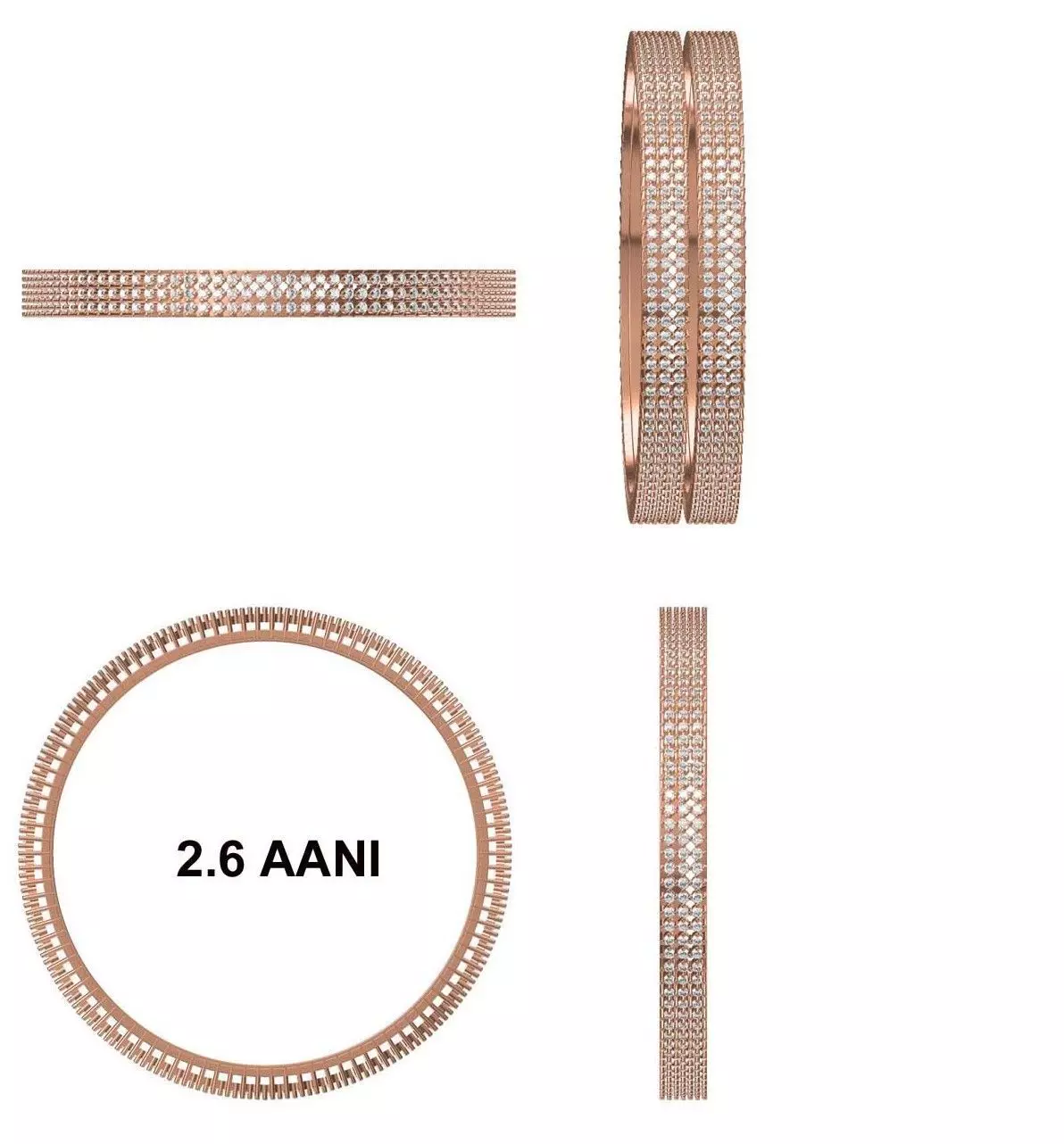 Bangle Bracelet STL JCD Details 3D print model_0