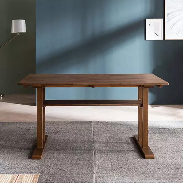 Lazio ACL leather living dining table 3D model_0