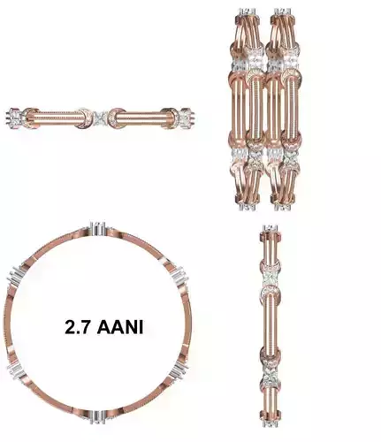 Bangle Bracelet STL JCD Details