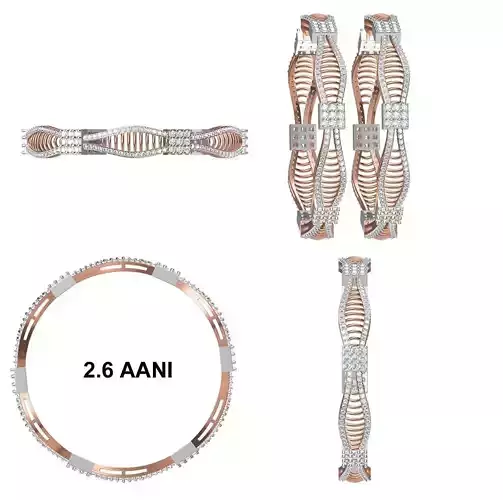 Bangle Bracelet STL JCD Details