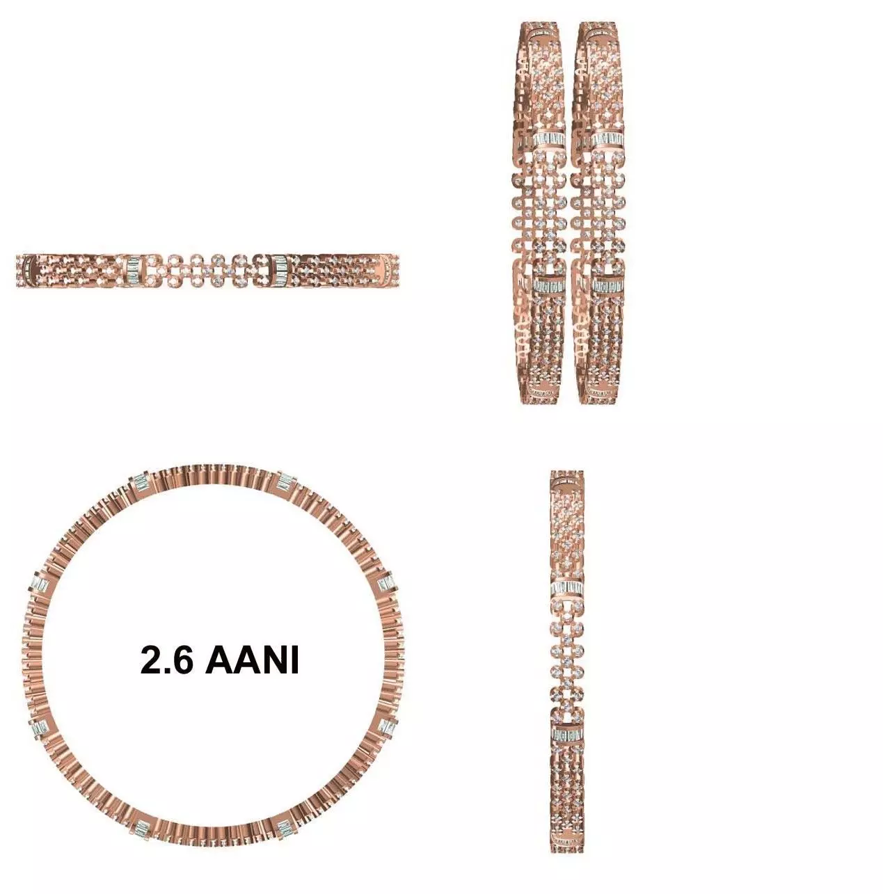 Bangle Bracelet STL JCD Details 3D print model_0