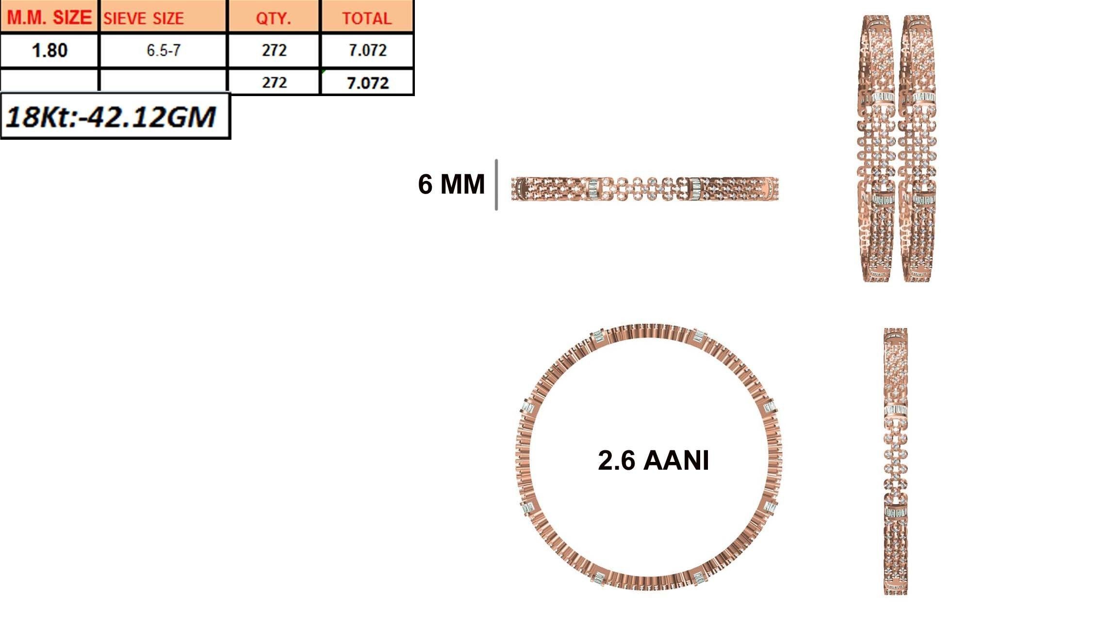 Bangle Bracelet STL JCD Details 3D print model_1