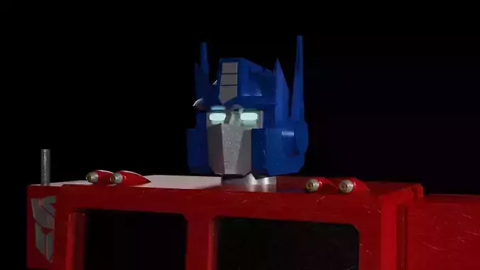Optimus Prime Low-poly 3D model