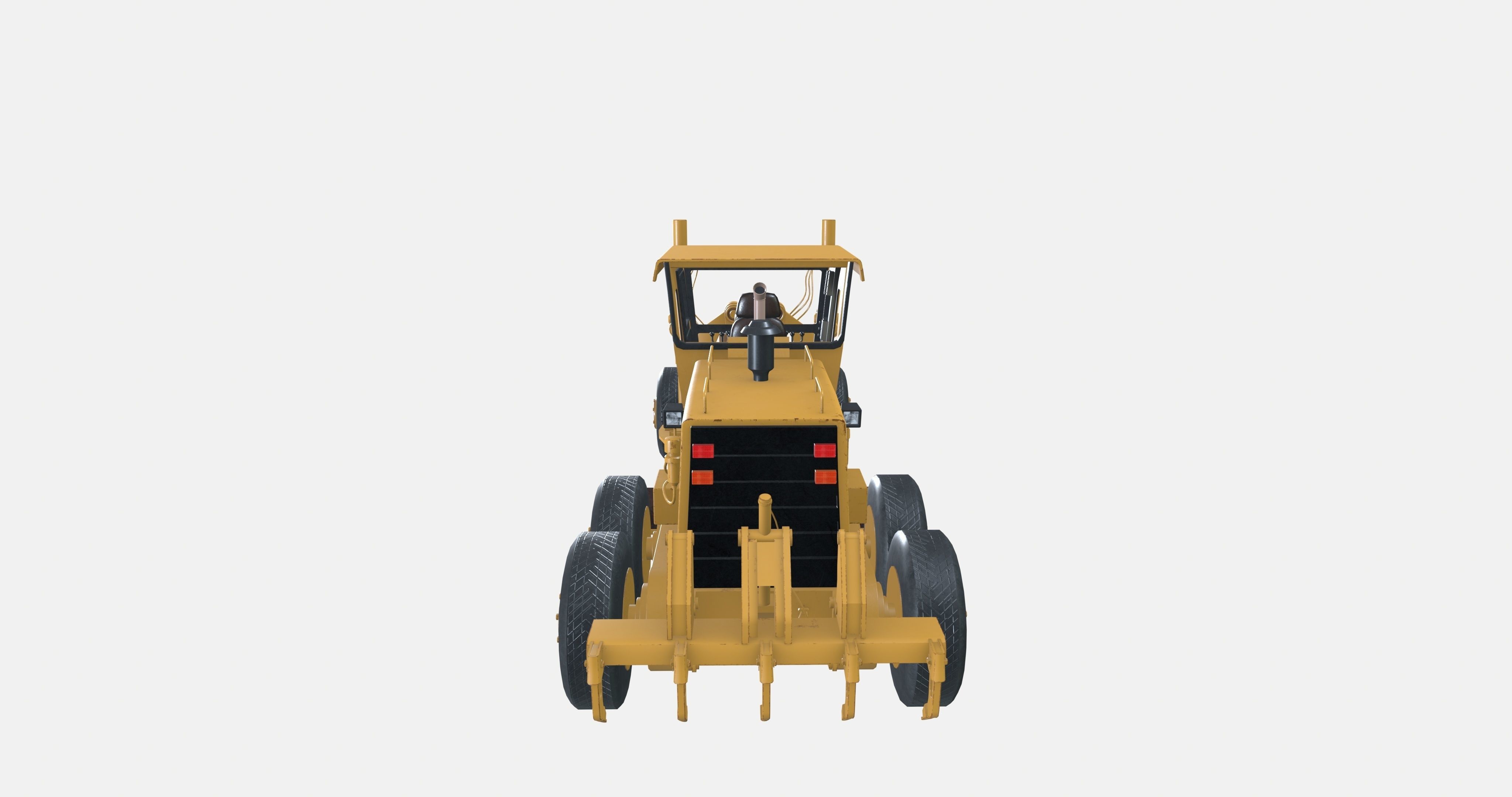 Grader Vehicle 3D model_6