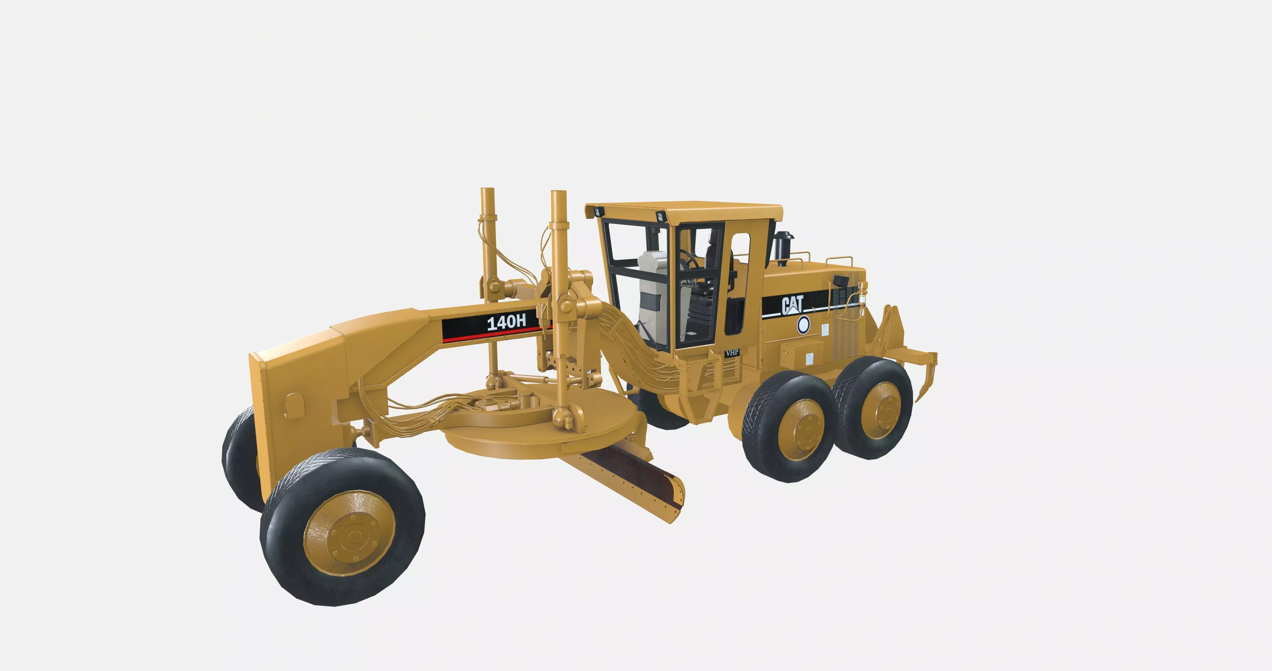Grader Vehicle 3D model_0