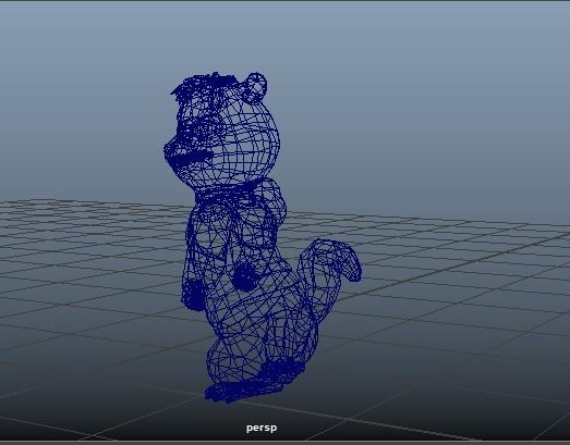 Alvin Low-poly 3D model_11