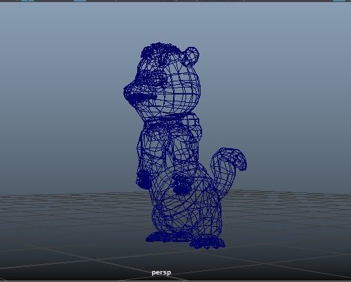Alvin Low-poly 3D model_10