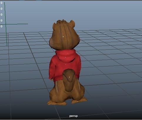 Alvin Low-poly 3D model_13