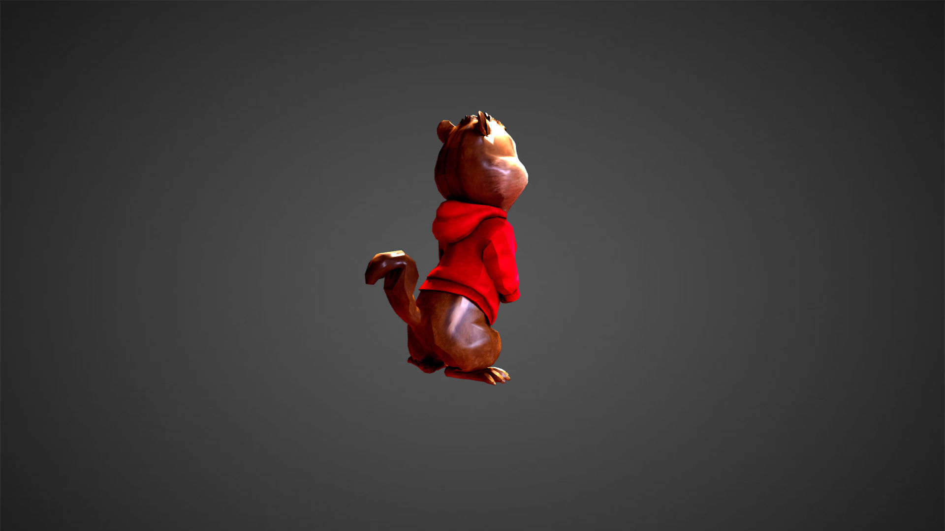 Alvin Low-poly 3D model_3