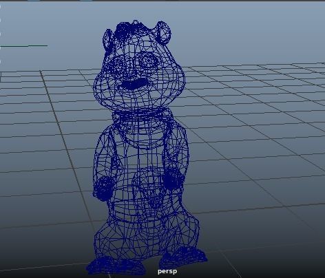 Alvin Low-poly 3D model_12