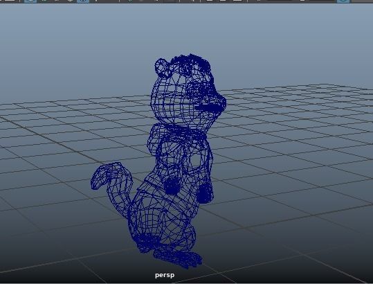 Alvin Low-poly 3D model_22