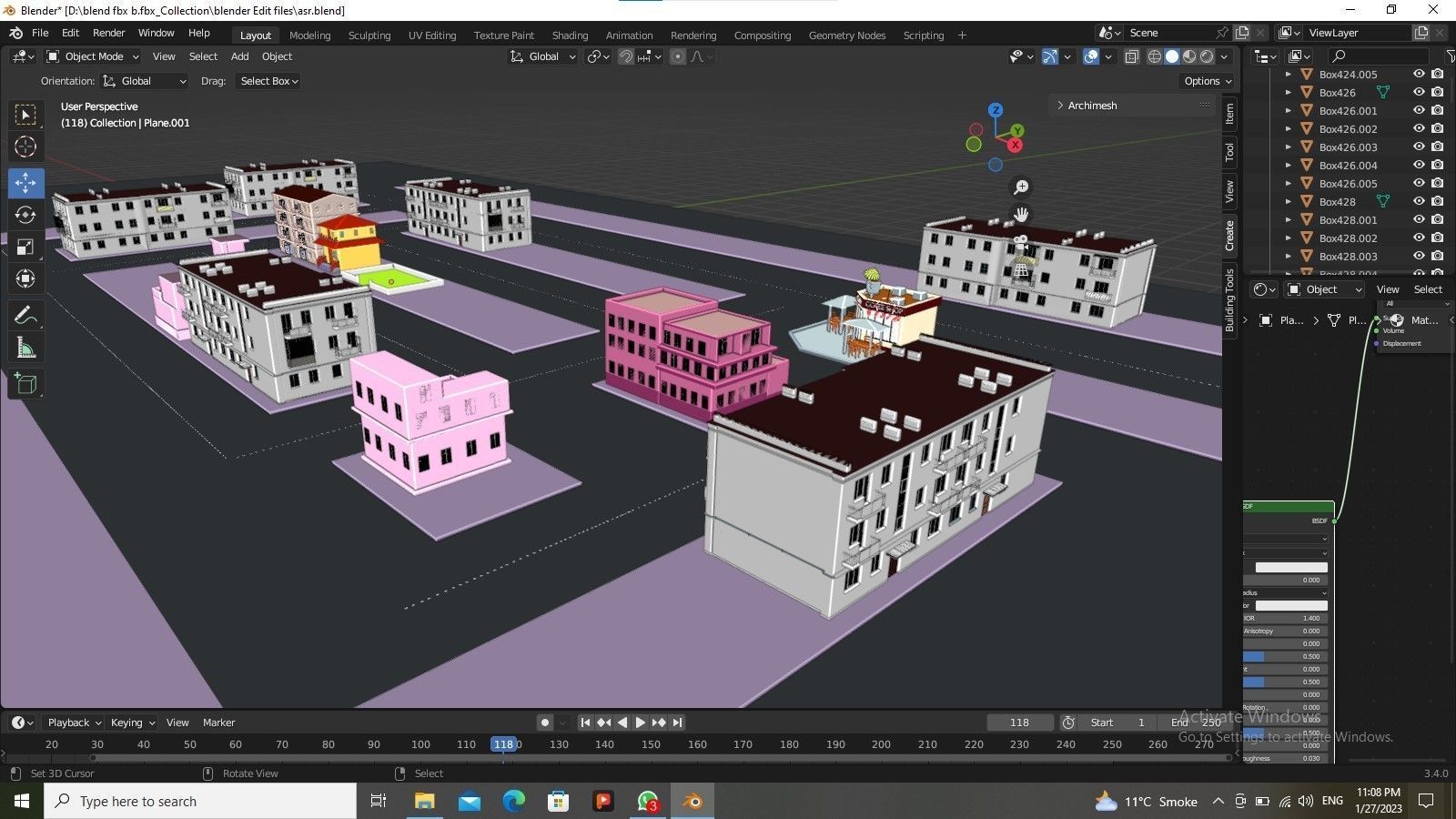 Axe 3D Low-poly 3D model_9