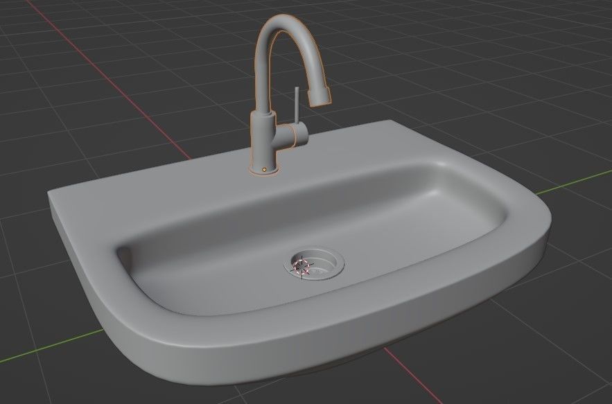 Axe 3D Low-poly 3D model_10