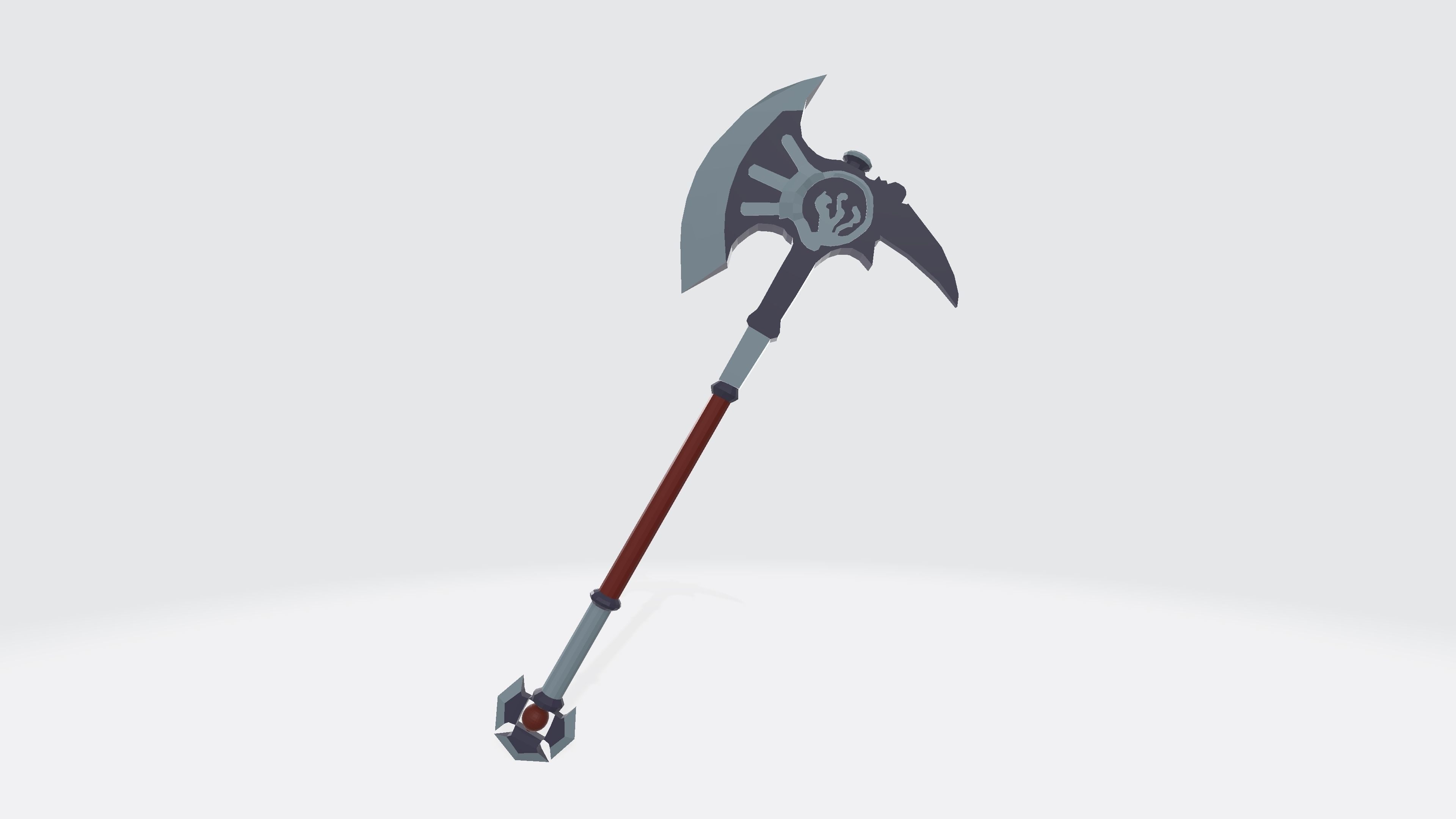 Axe 3D Low-poly 3D model_15