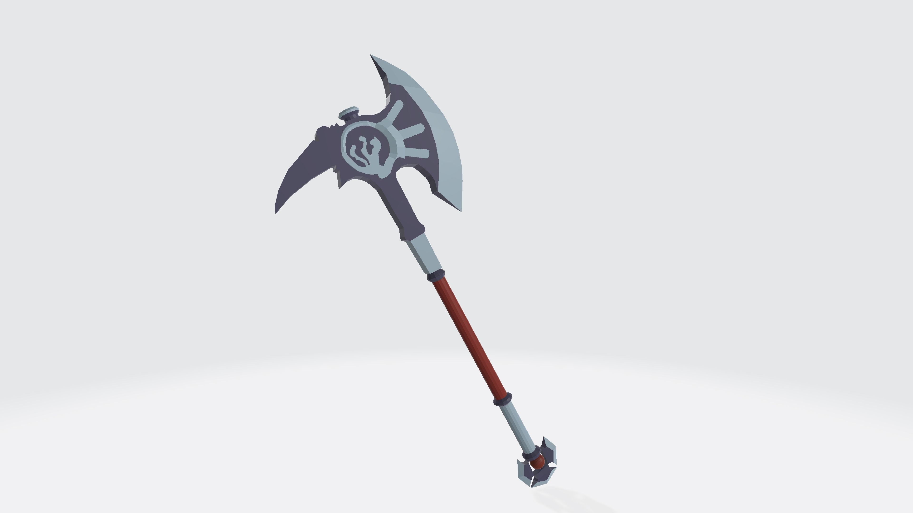 Axe 3D Low-poly 3D model_22