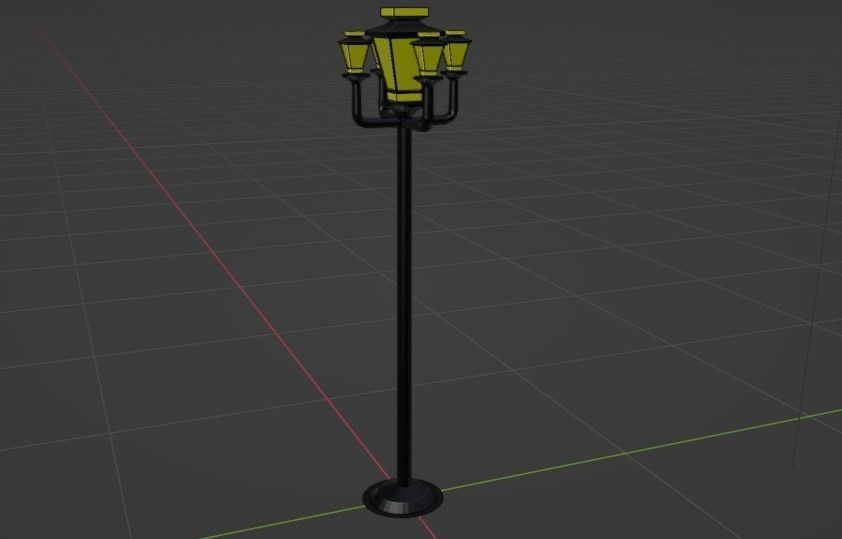 Axe 3D Low-poly 3D model_8