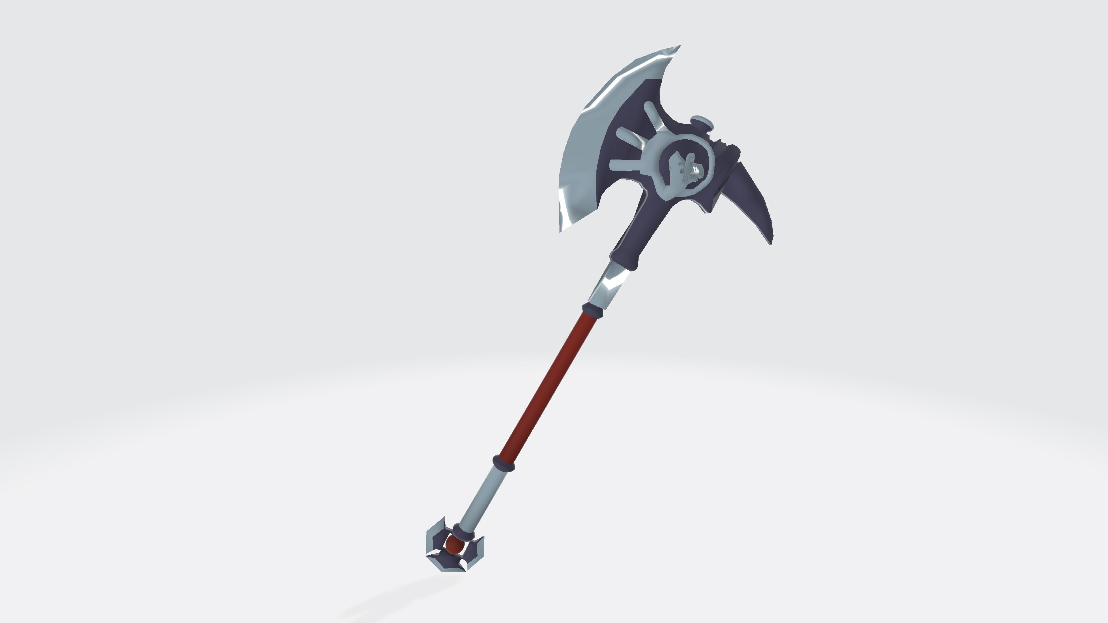 Axe 3D Low-poly 3D model_26