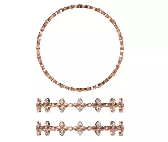 Bangle Bracelet STL JCD Details
