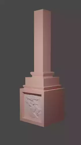 pilar 3D model Free 3D model