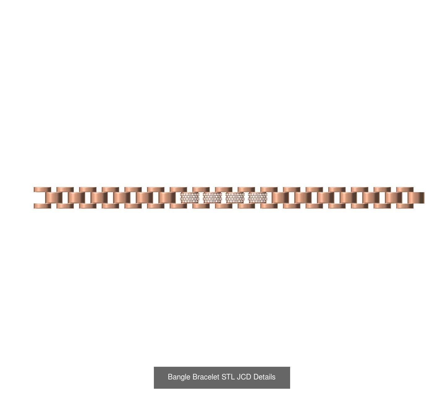 26 Bangle Bracelet STL JCD Details Collection _19