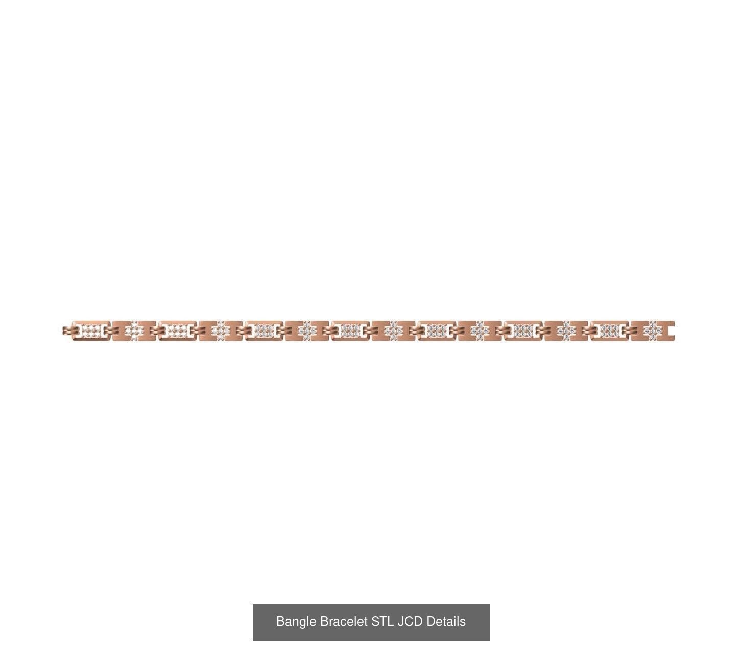 26 Bangle Bracelet STL JCD Details Collection _23