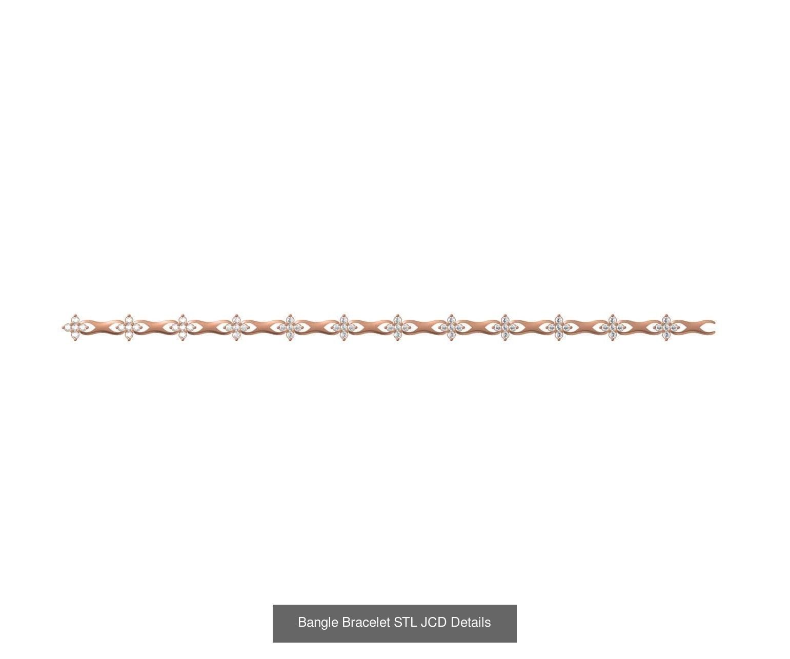 26 Bangle Bracelet STL JCD Details Collection _27