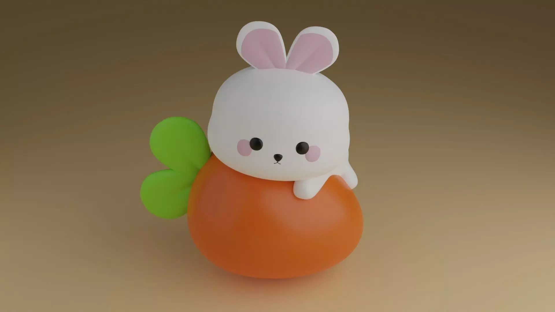 little rabbit 3D print model