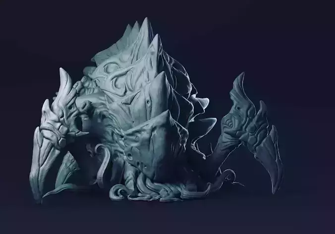 StarCraft2 Infestor 3D print model