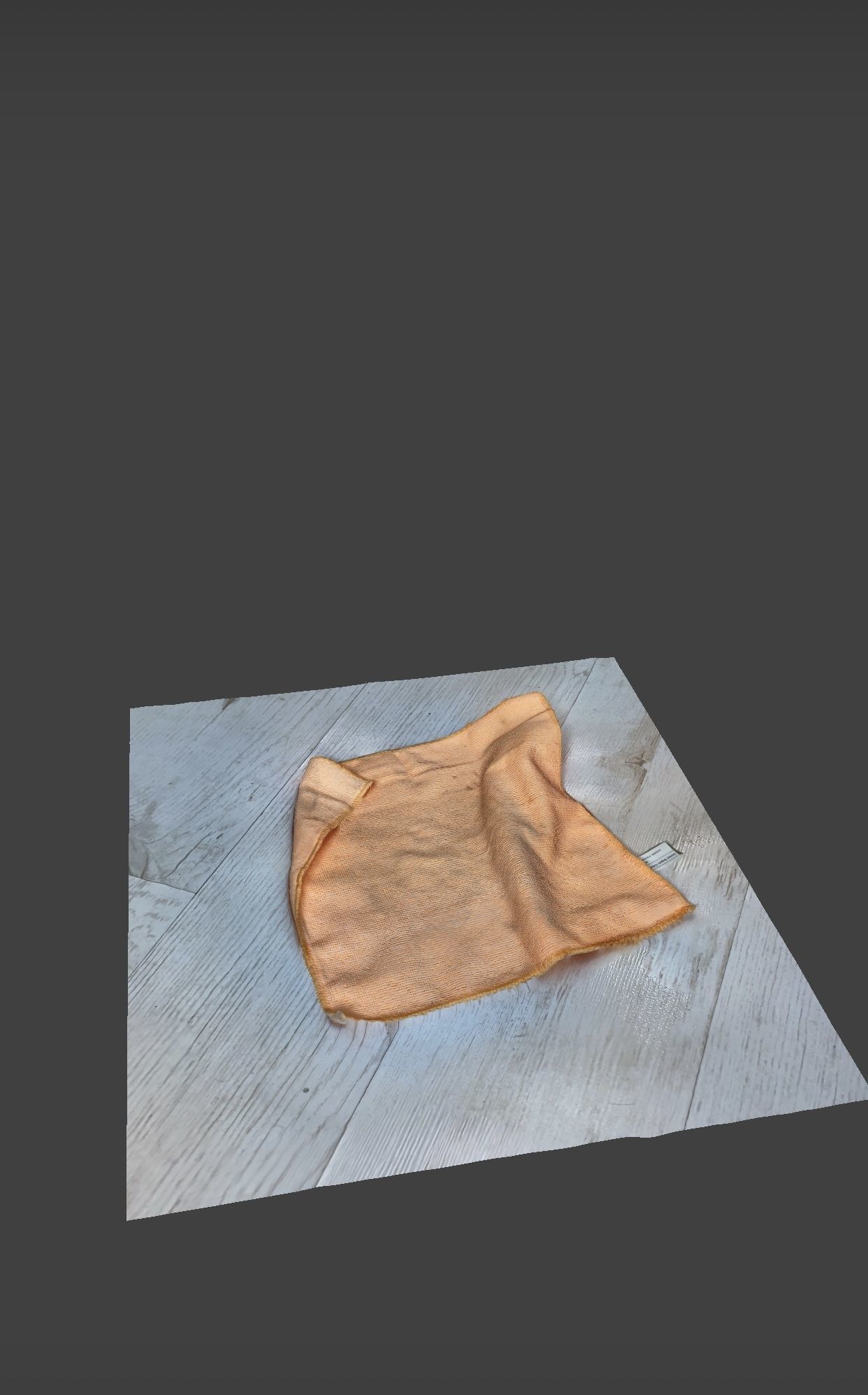 Dirty Microfiber Cloth 3D model_2