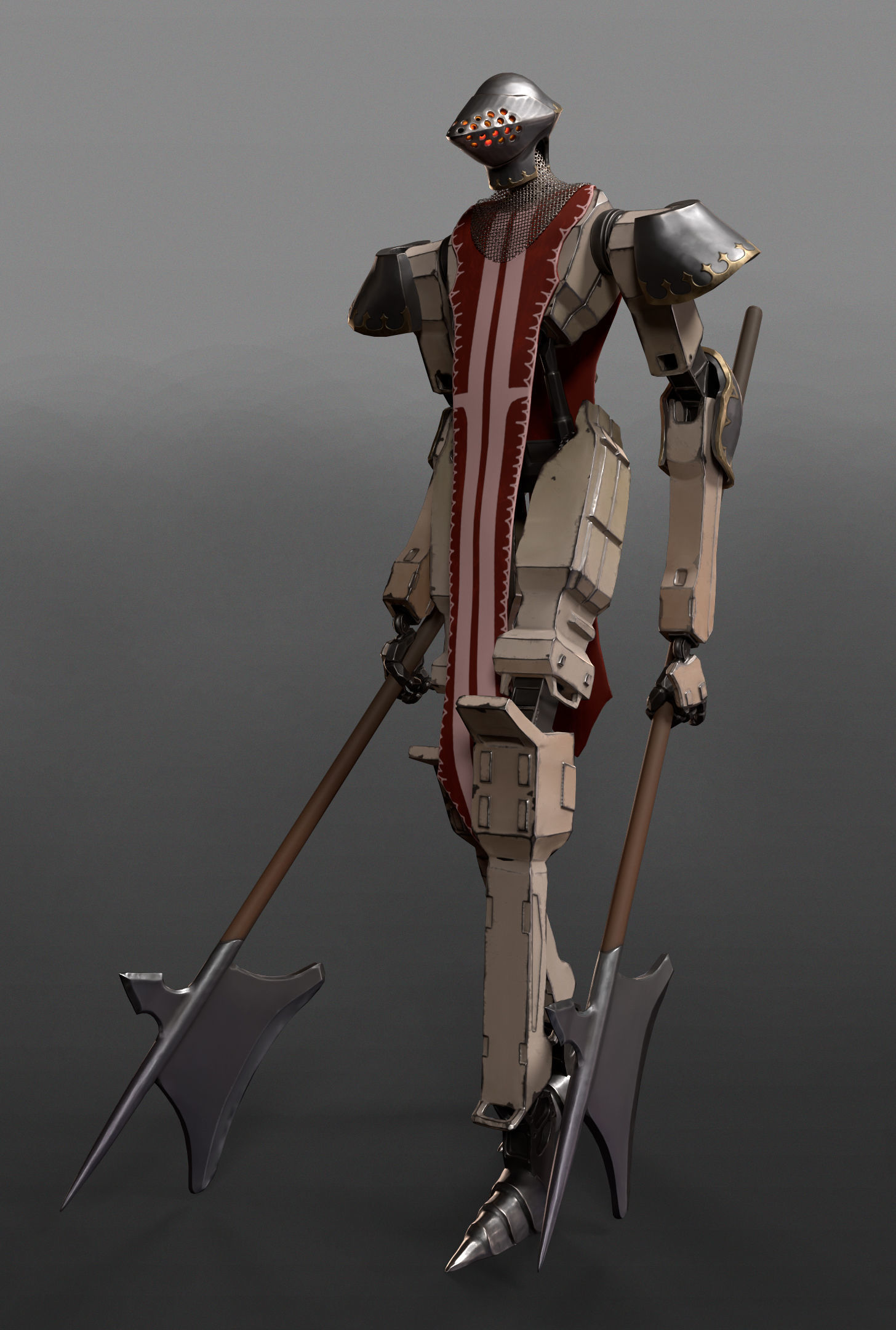 Medieval Warmachine  Low-poly 3D model_2