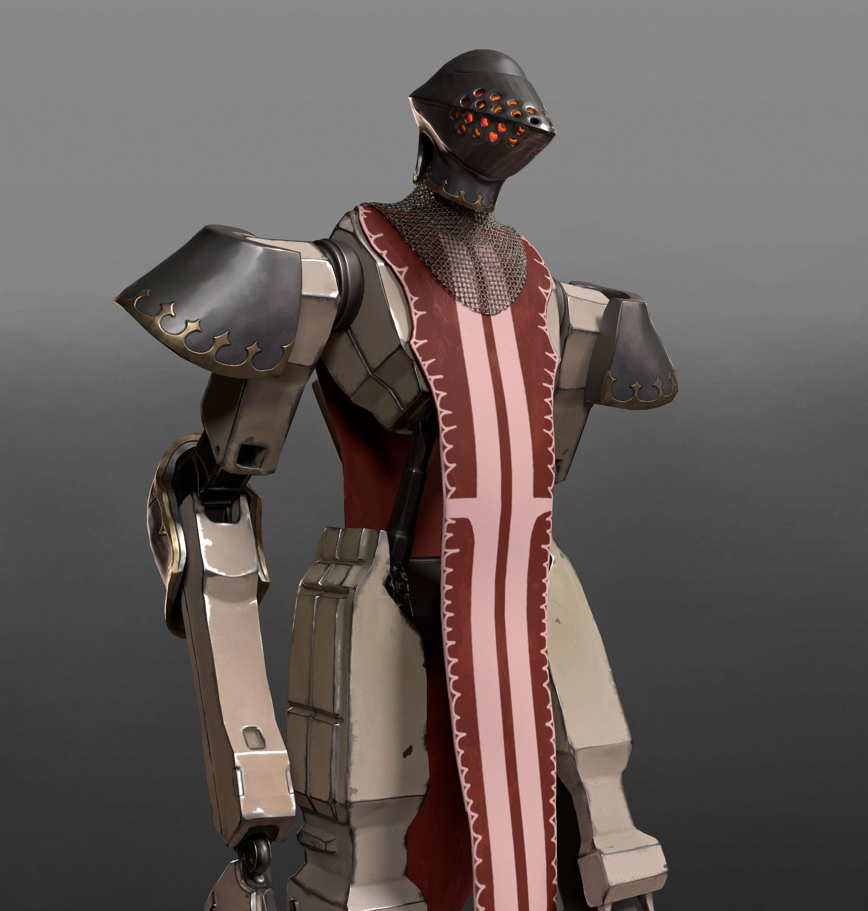 Medieval Warmachine  Low-poly 3D model_11