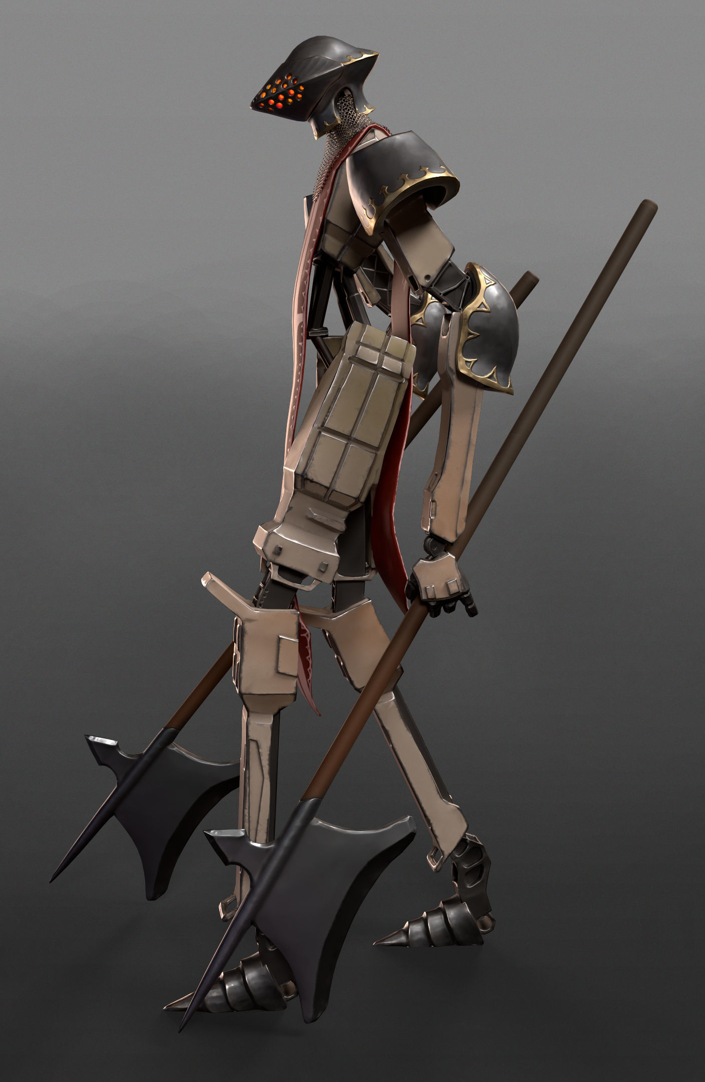 Medieval Warmachine  Low-poly 3D model_5