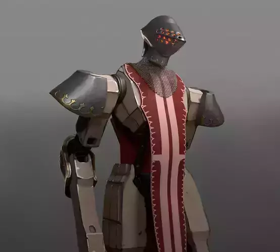 Medieval Warmachine  Low-poly 3D model