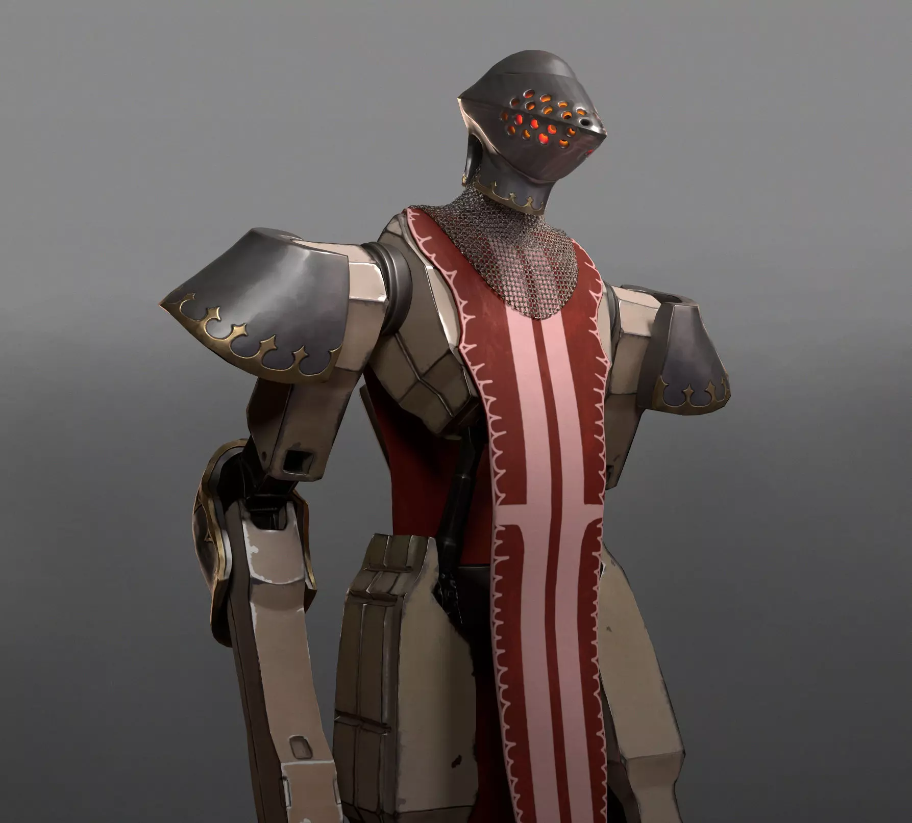 Medieval Warmachine  Low-poly 3D model_0