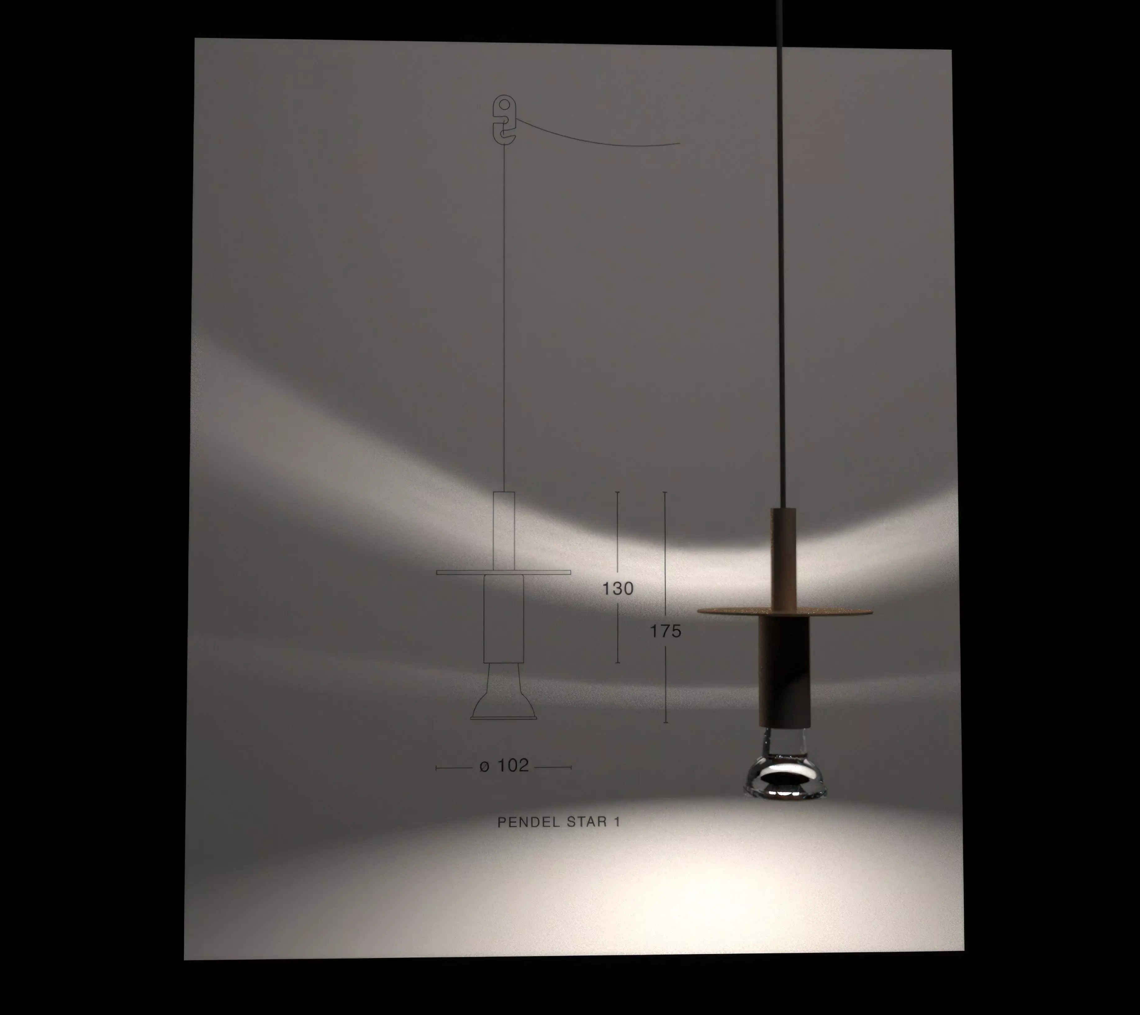 STAR Pendant 3D model_0