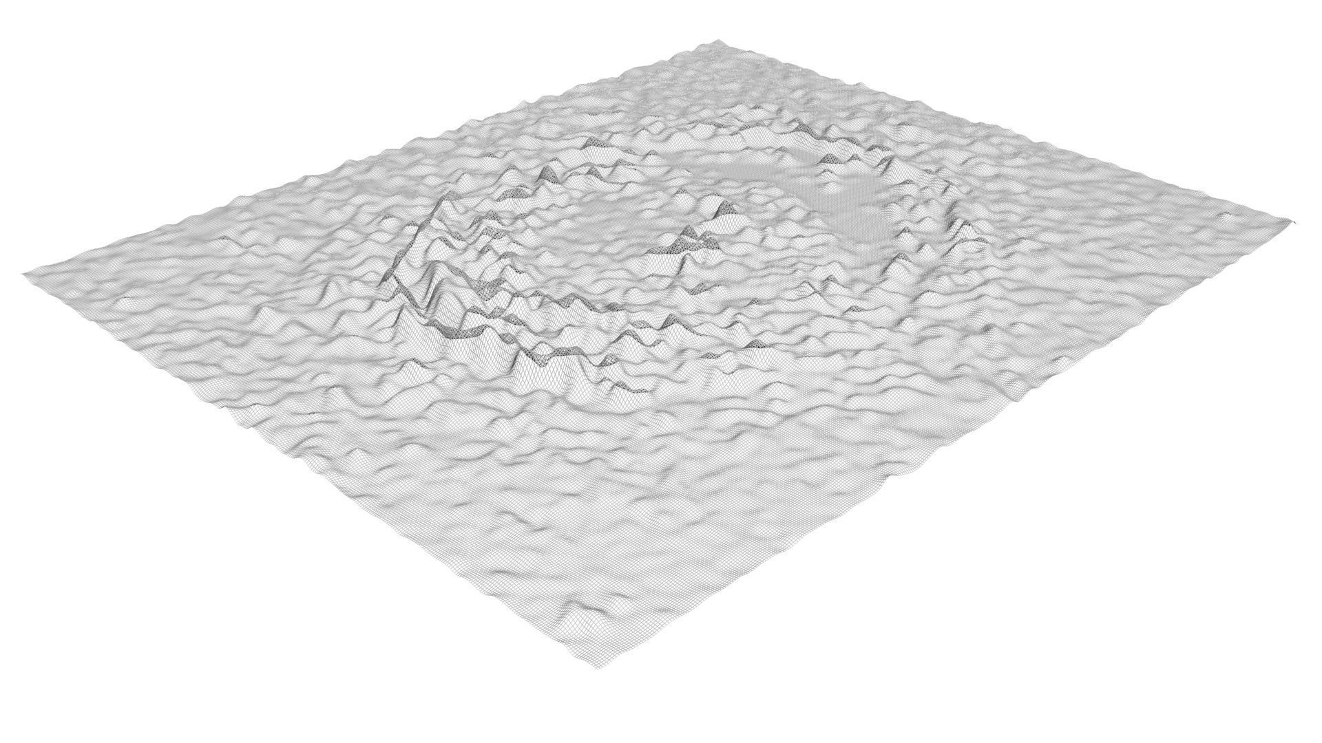 Copernicus Lunar Crater 3D model_9