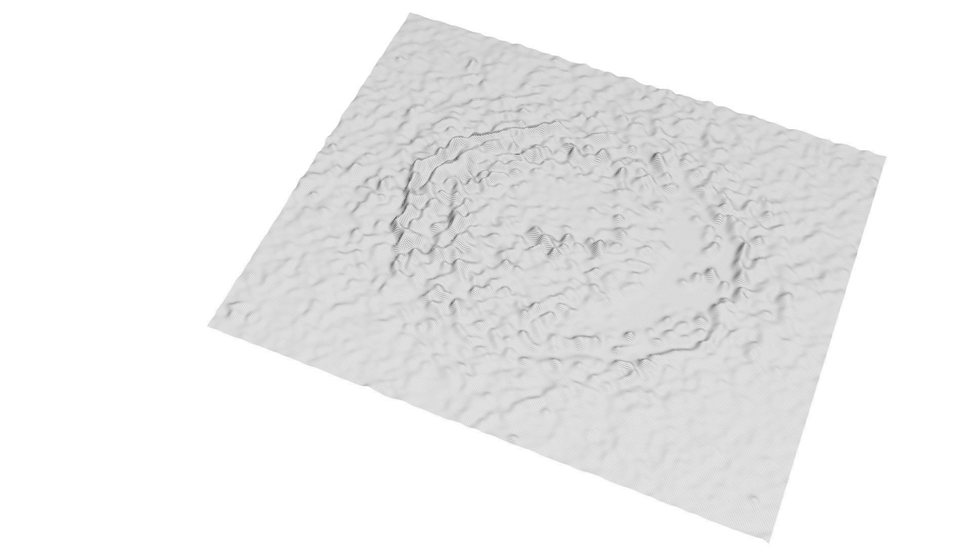 Copernicus Lunar Crater 3D model_10