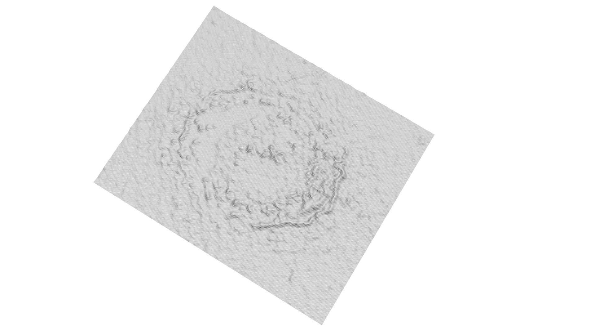 Copernicus Lunar Crater 3D model_12