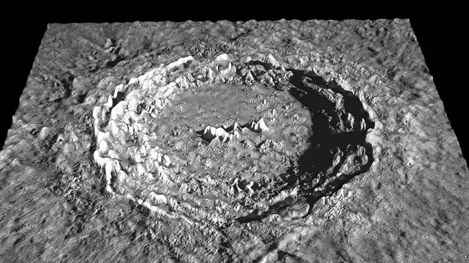 Copernicus Lunar Crater 3D model