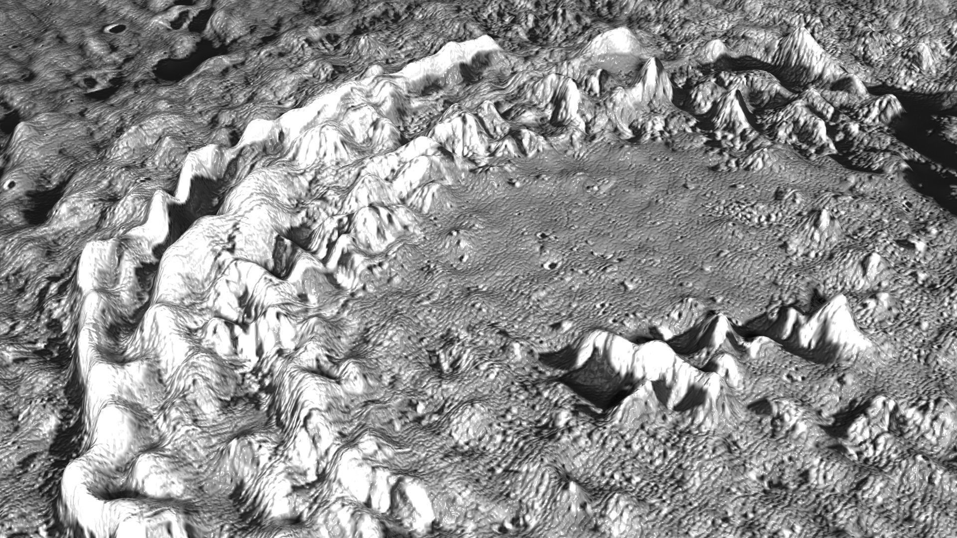 Copernicus Lunar Crater 3D model_5